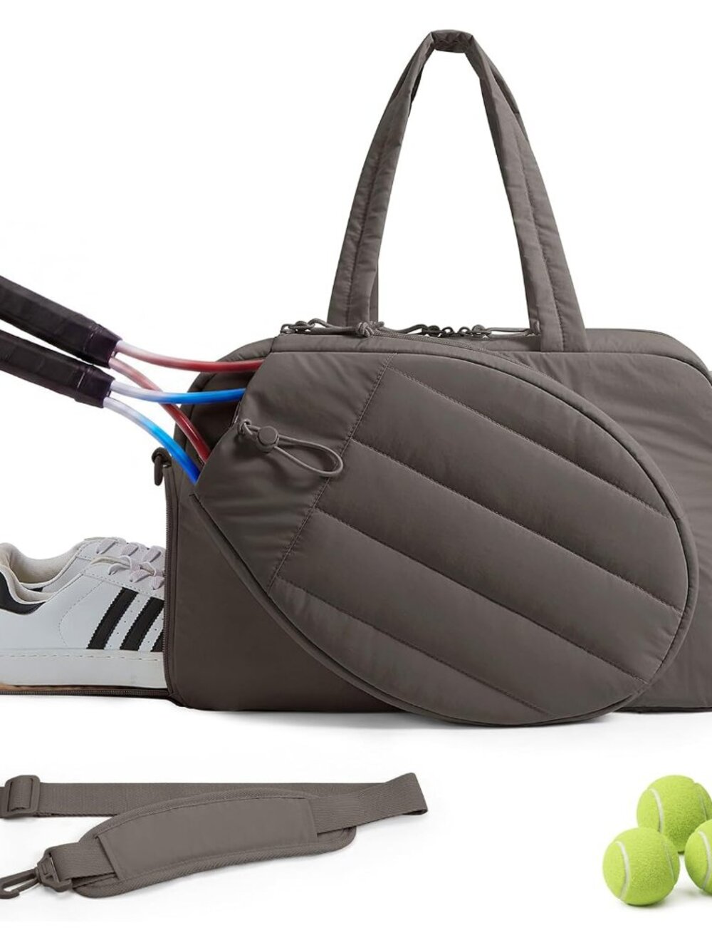 Tennis Gym Bag for Women, 3-in-1 Sports Duffle Sling Backpack | Fits 40oz Tumble